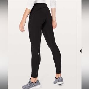 Lululemon Athletica Fast as Fleece Tights Leggings in Black 4